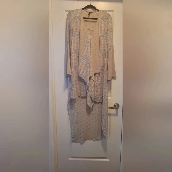 BCBGMaxAzria | Kyndal Dramatic High-Low Asymmetrical Tapestry Dress Size Small - Picture 6 of 14